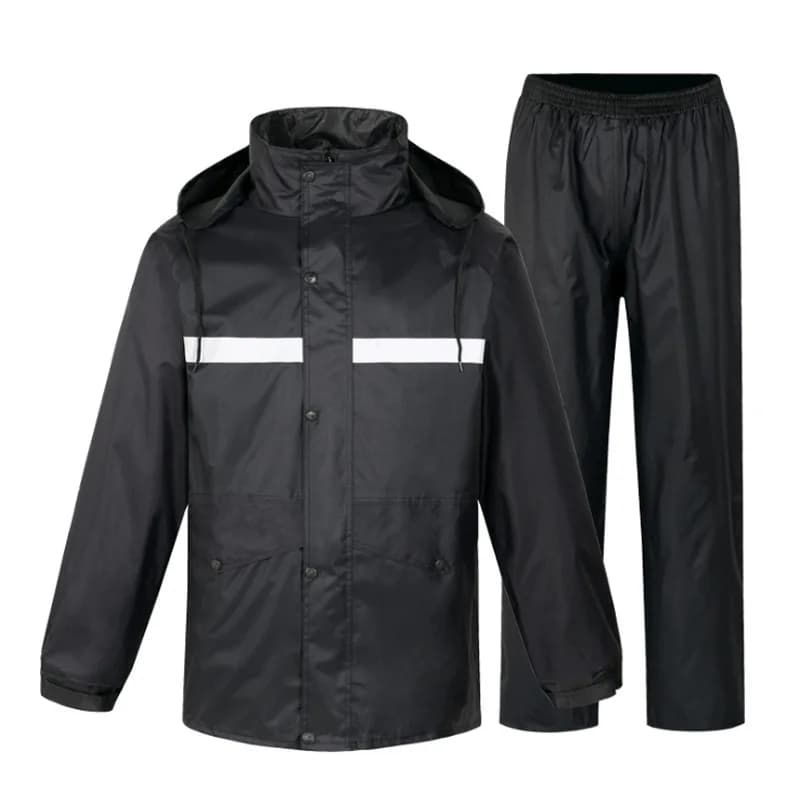Imperméable de coulée avec logo personnalisé, pantalon de pluie imbibé, trafic, assainissement, patr