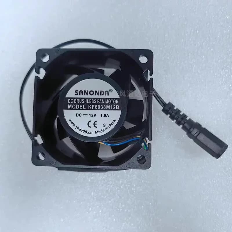 Ventilateur de refroidissement pour poêle à bois SANONDA 6038, 12V 1A, alimenté par la chaleur, souf