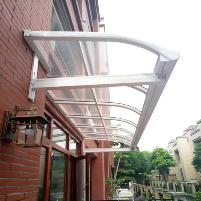 Auvent de Patio extérieur, couverture de fenêtre, pare-soleil en aluminium, auvent étanche en Polyca