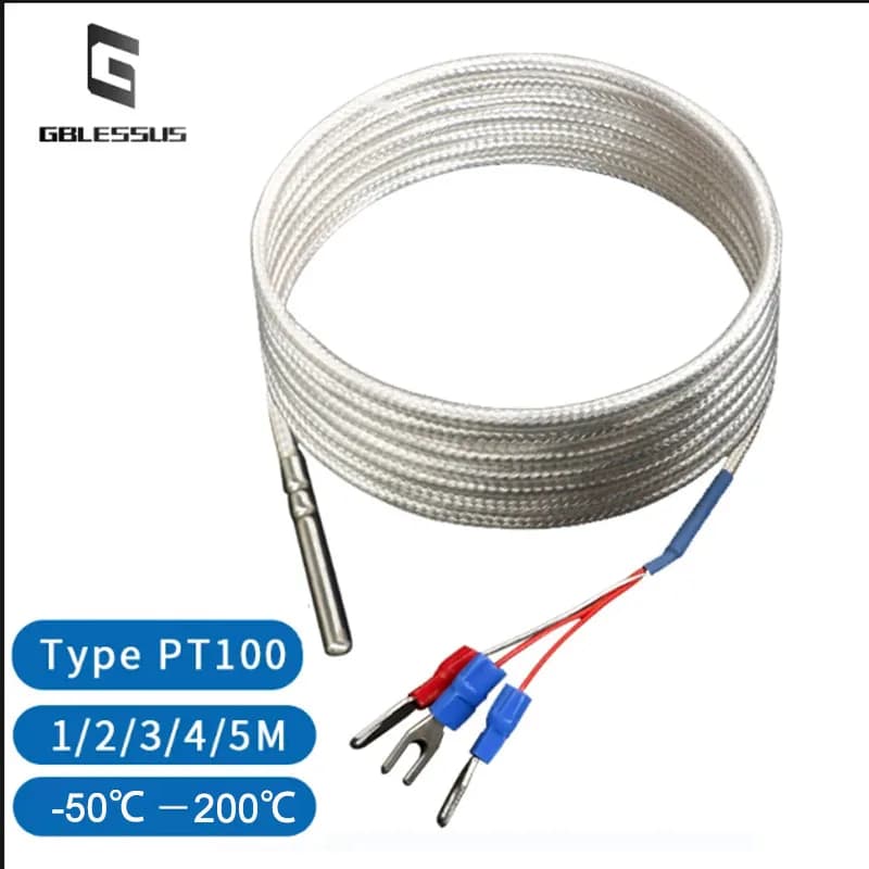 Capteur de température étanche, sonde thermique, ligne de mesure, degré vers haute température, PT10