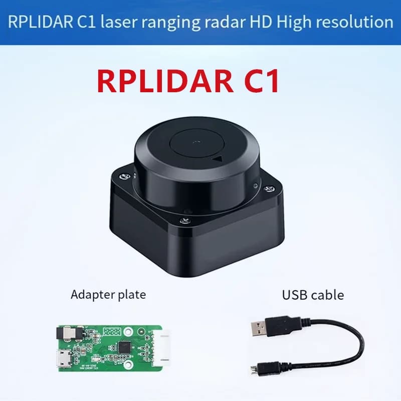 SLAMTEC-Capteur Lidar RPLIDAR C1 TOF, Portée 12m, Balayage 360 °, Positionnement du Robot, Cartograp