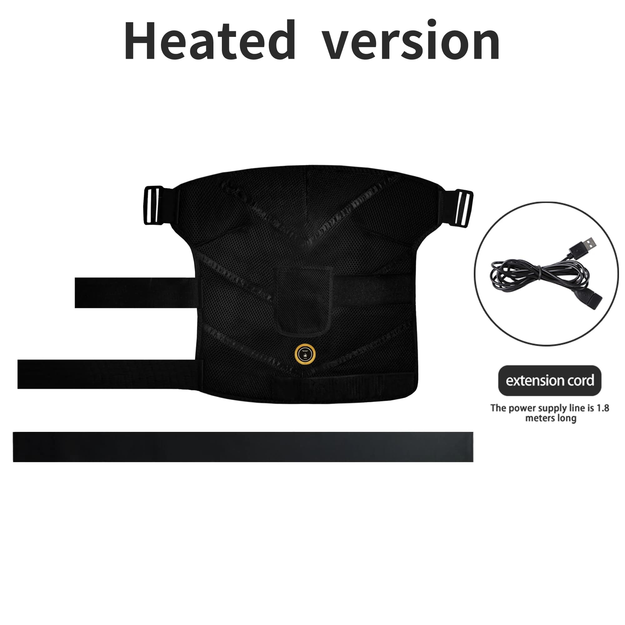 Coussin chauffant électrique USB pour les épaules, masseur d'épaule, protection bien-être, soulageme