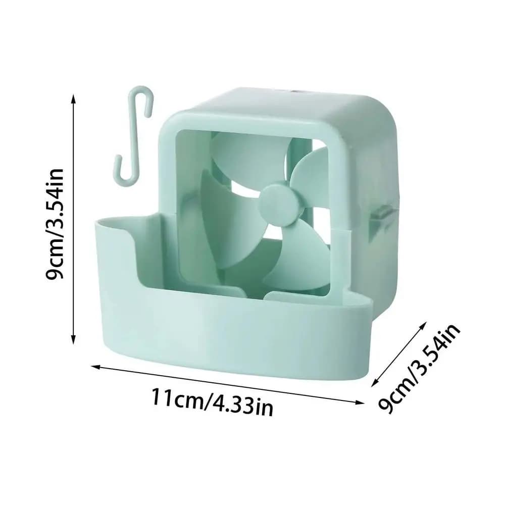 Ventilateur humidificateur rafraîchisseur d'air sur pied avec mini-réservoir d'eau, dispositif de re