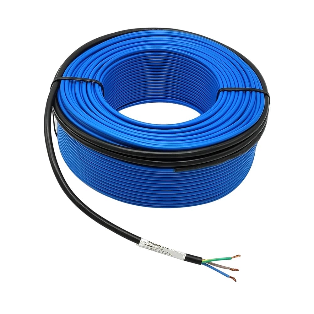 Câble chauffant AC200~240V 20W/m, 5~150m/lot, température max. 50~80°C, pour chauffage par le sol, t