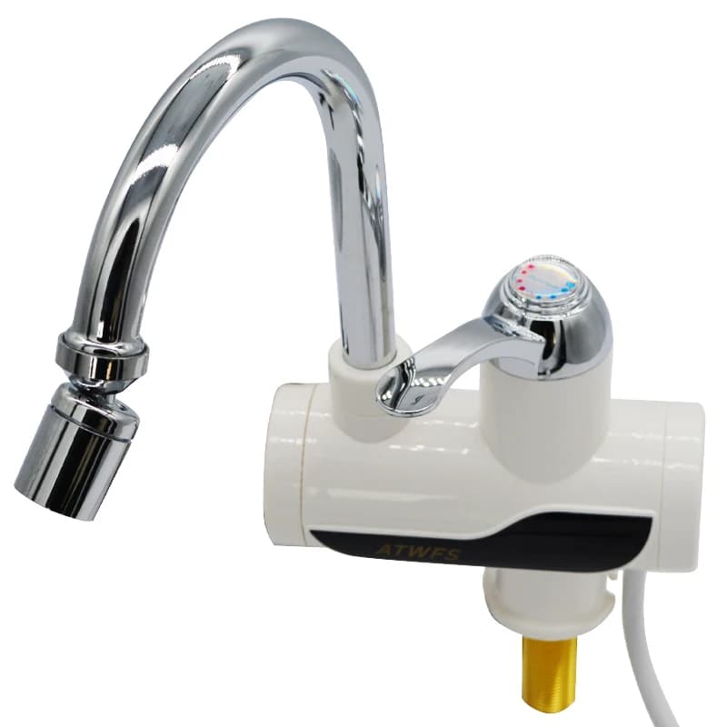 ATWFS 3000W chauffe-eau instantané sans réservoir robinet d'eau chaude électrique chauffage robinet de cuisine avec affichage de la température