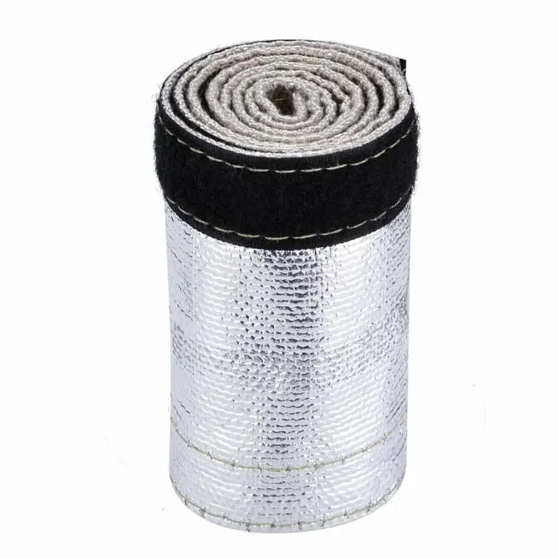Manchons de protection thermique métalliques 60x10.6cm, couvercle de tuyau en fil isolé thermique pour voiture, Tube de métier à tisser, accessoires automobiles