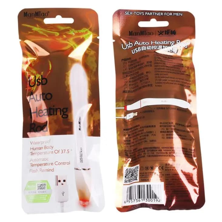 Chauffage USB pour poupées sexuelles vagin en Silicone, accessoires de jouets sexuels de chatte aide à la Masturbation tige chauffante jouet sexuel masculin bâton chauffant