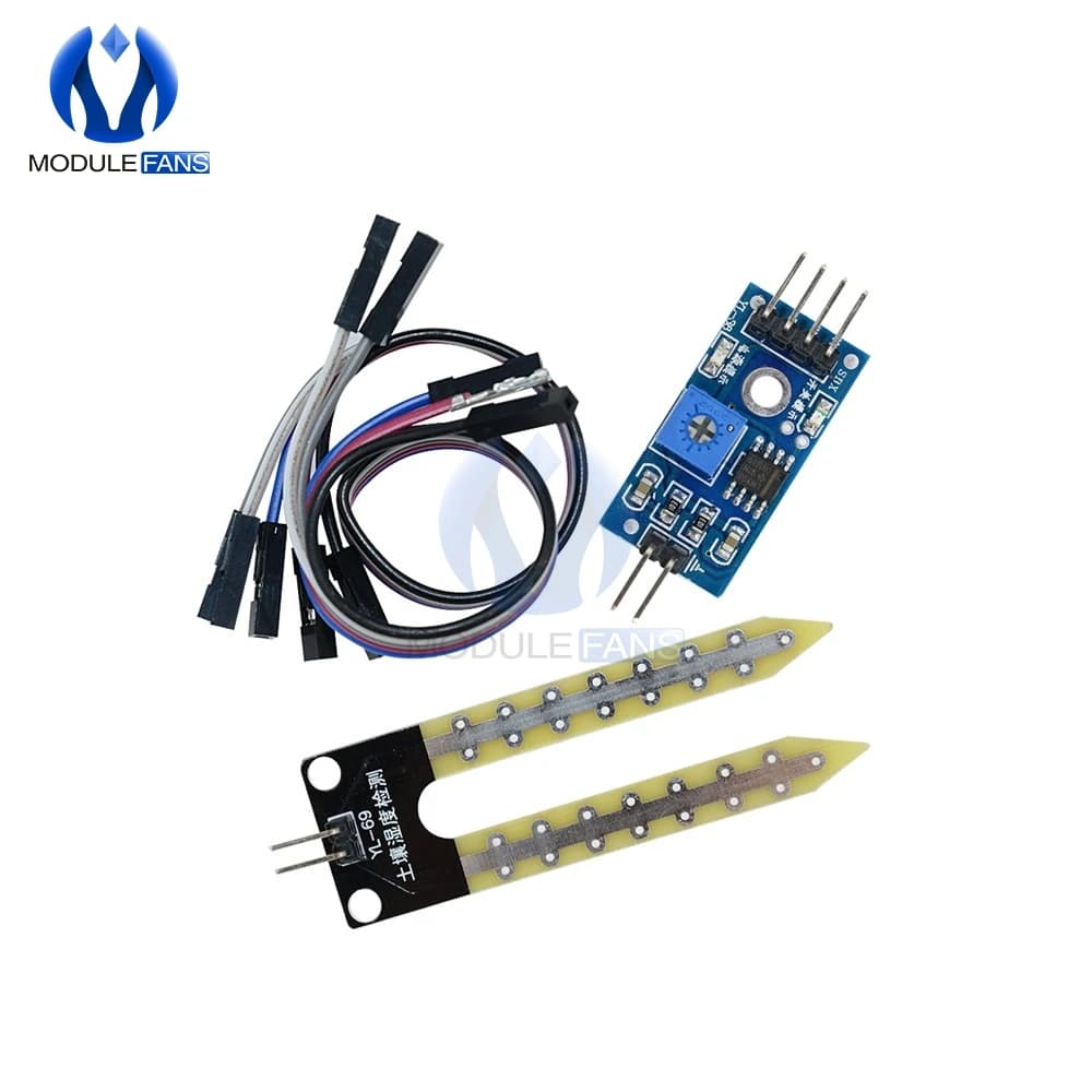 Capteur d'humidité avec hygromètre pour sol, Module pour carte de développement Arduino, Interface de sortie analogique 3.3V-5V