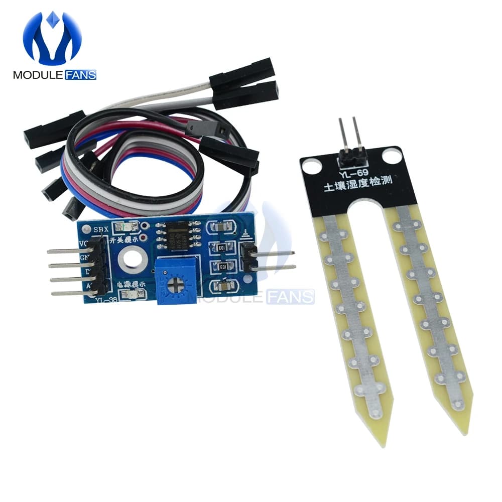 Capteur d'humidité avec hygromètre pour sol, Module pour carte de développement Arduino, Interface de sortie analogique 3.3V-5V