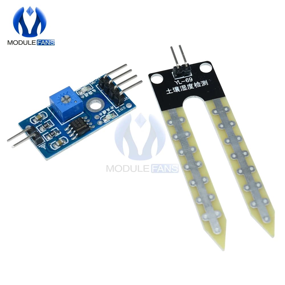 Capteur d'humidité avec hygromètre pour sol, Module pour carte de développement Arduino, Interface de sortie analogique 3.3V-5V