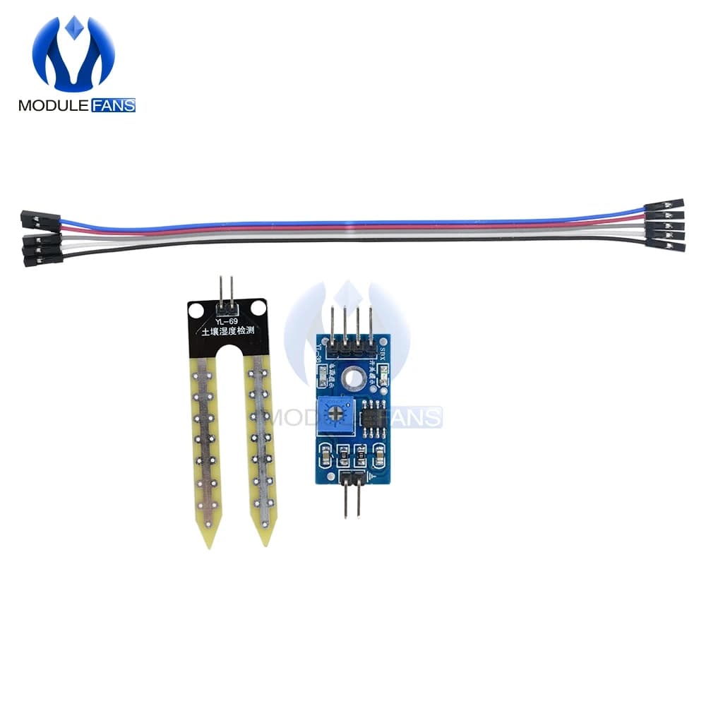 Capteur d'humidité avec hygromètre pour sol, Module pour carte de développement Arduino, Interface de sortie analogique 3.3V-5V