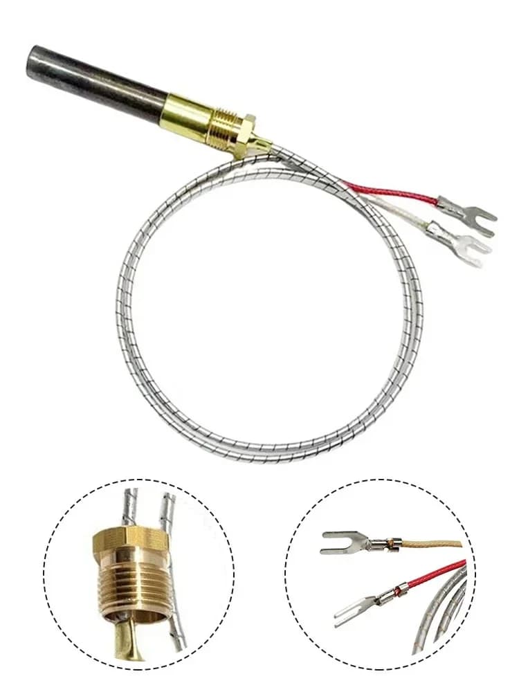 Thermopile métallique de capteur de température de chauffage de cheminée à gaz, adapté aux accessoires de Thermocouple de Thermopile d'allumeur