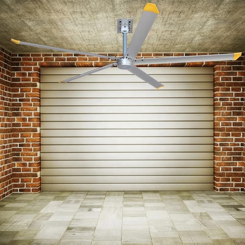 Ventilateurs de plafond industriels lourds personnalisés HVLS de 8 à 10 pieds pour entrepôt, grand volume d'air, ventilation à haut débit