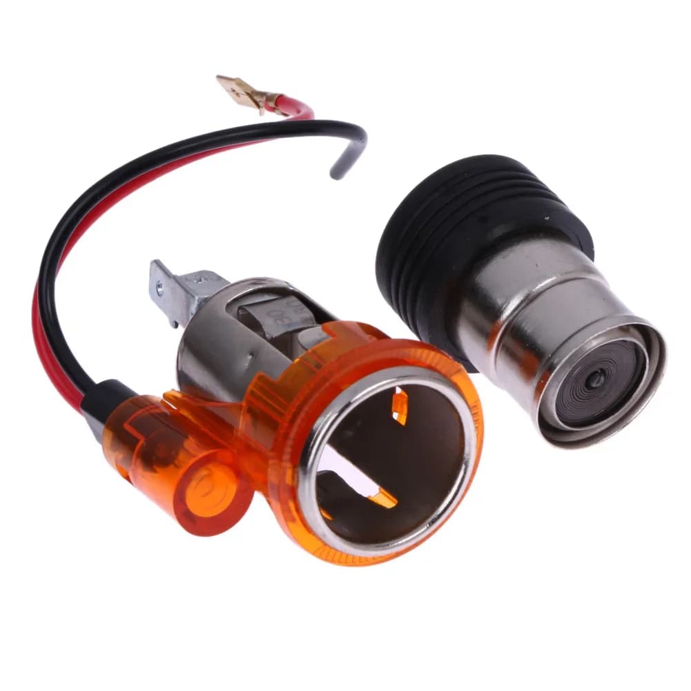 Allume-cigare de voiture avec câble d'alimentation pour Volkswagen VW Polo Jetta Bora Golf Passat Beetle Tiguan Touran Caddy Scirocco