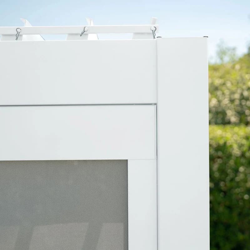 Pergola bioclimatique en aluminium 10x10 pieds