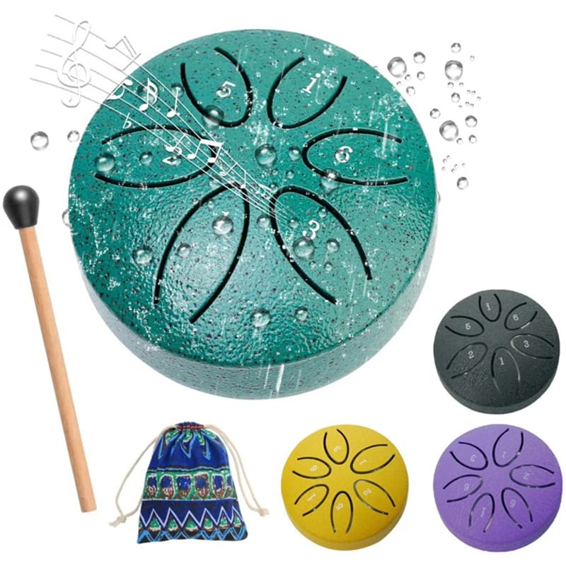 Tambour de pluie tambour de pluie pour l'extérieur lorsque la pluie tambour de pluie pour l'extérieur du jardin tambour Chakra tambour Chakra pour la pluie en plein air 6 notes