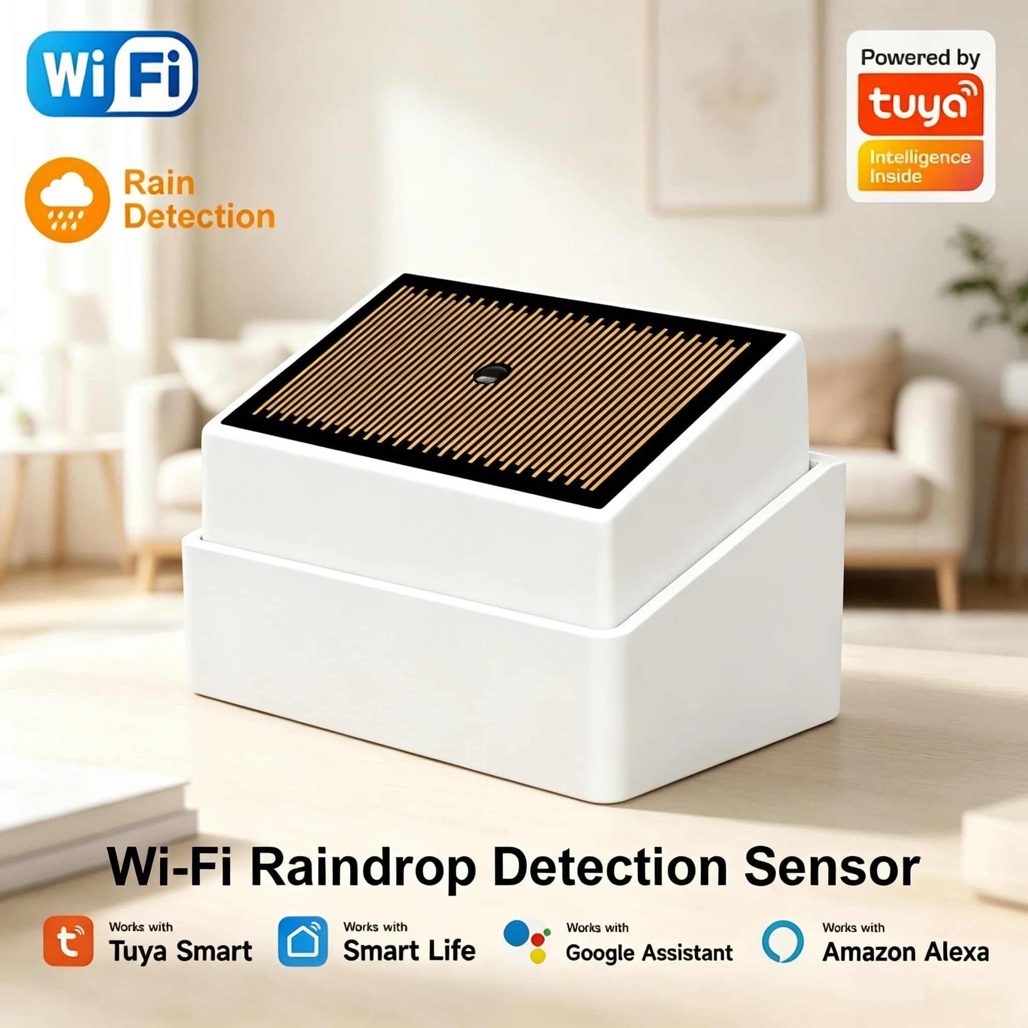 Capteur intelligent de détection de pluie Wifi Tuya