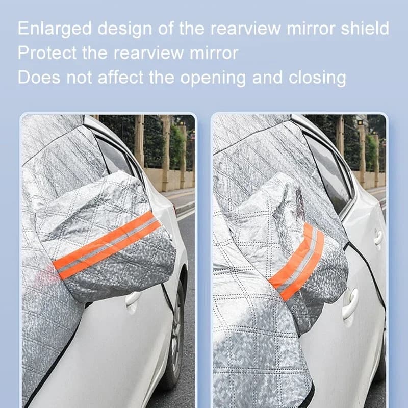 Pare-neige universel pour voiture, pare-brise avant, pare-soleil, anti-grêle, extérieur, étanche, protection contre la poussière, hiver