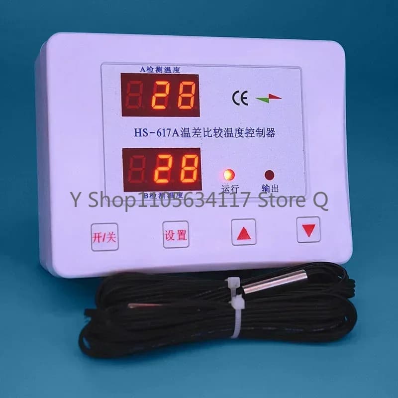 HS-617A Thermostat solaire stable à différence de température, contrôleur automatique de circulation pour pompe à eau chaude, chauffage de collecteur
