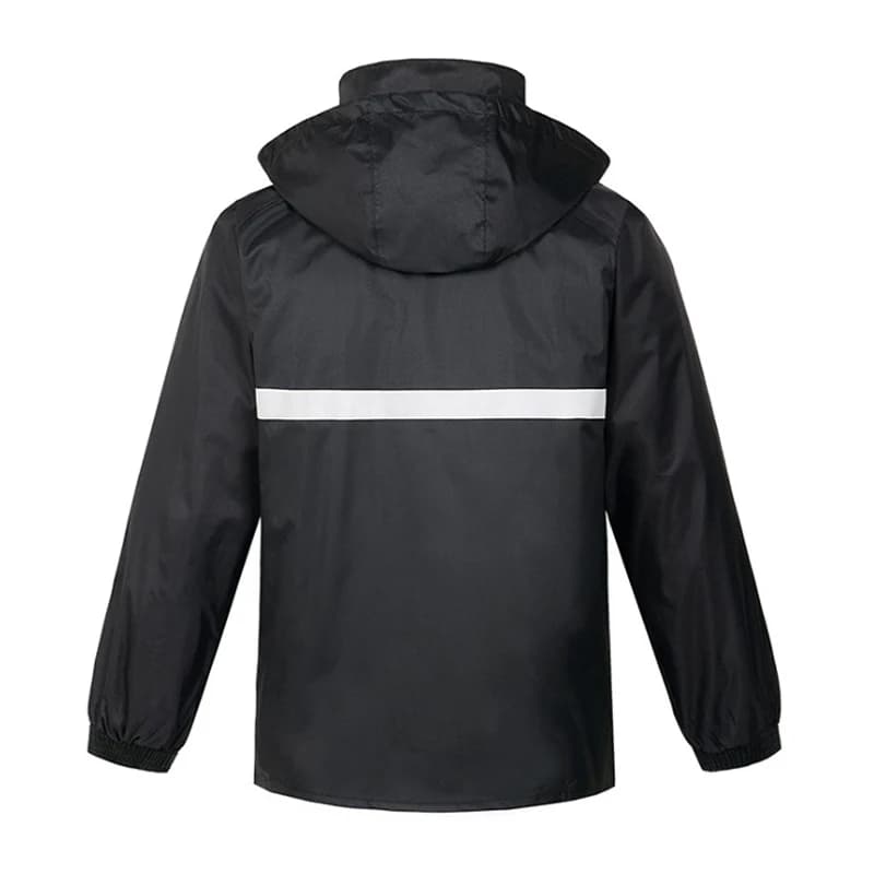 Imperméable de coulée avec logo personnalisé, pantalon de pluie imbibé, trafic, assainissement, patrouille, poncho de sécurité fendu, vêtements de pluie