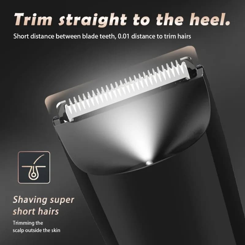 Tondeuse à cheveux pour hommes, tondeuse à boules électrique, comprend 2 accessoires de protection, tête de lame en céramique, rasoir humide et sec