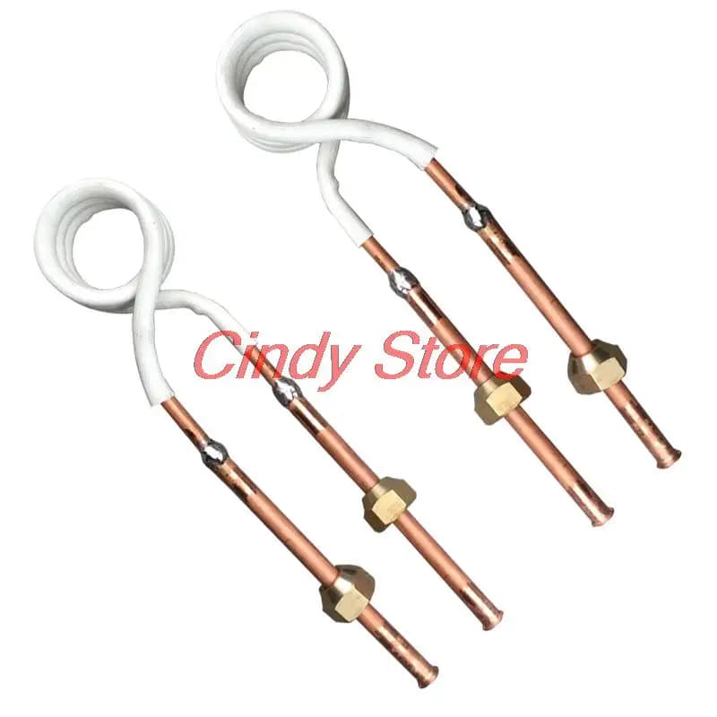 Bobine de chauffage par induction pour machine à haute fréquence, perceuse à eau, outil de tournage, bobine de chauffage, tube en cuivre, bobine d'induction
