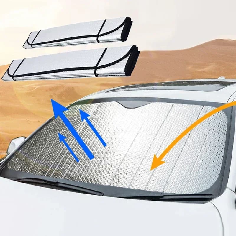 Pare-soleil pour vitres de voiture, protection contre la neige, la glace et les UV, pour pare-brise avant et arrière, visière de protection, accessoires auto