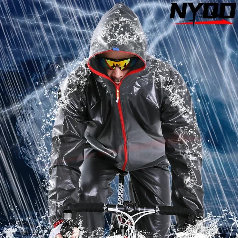 Moto imperméable pluie imperméable hommes en plein air équitation combinaison de pluie femmes mode coupe-vent vêtements de pluie veste de pluie RC01