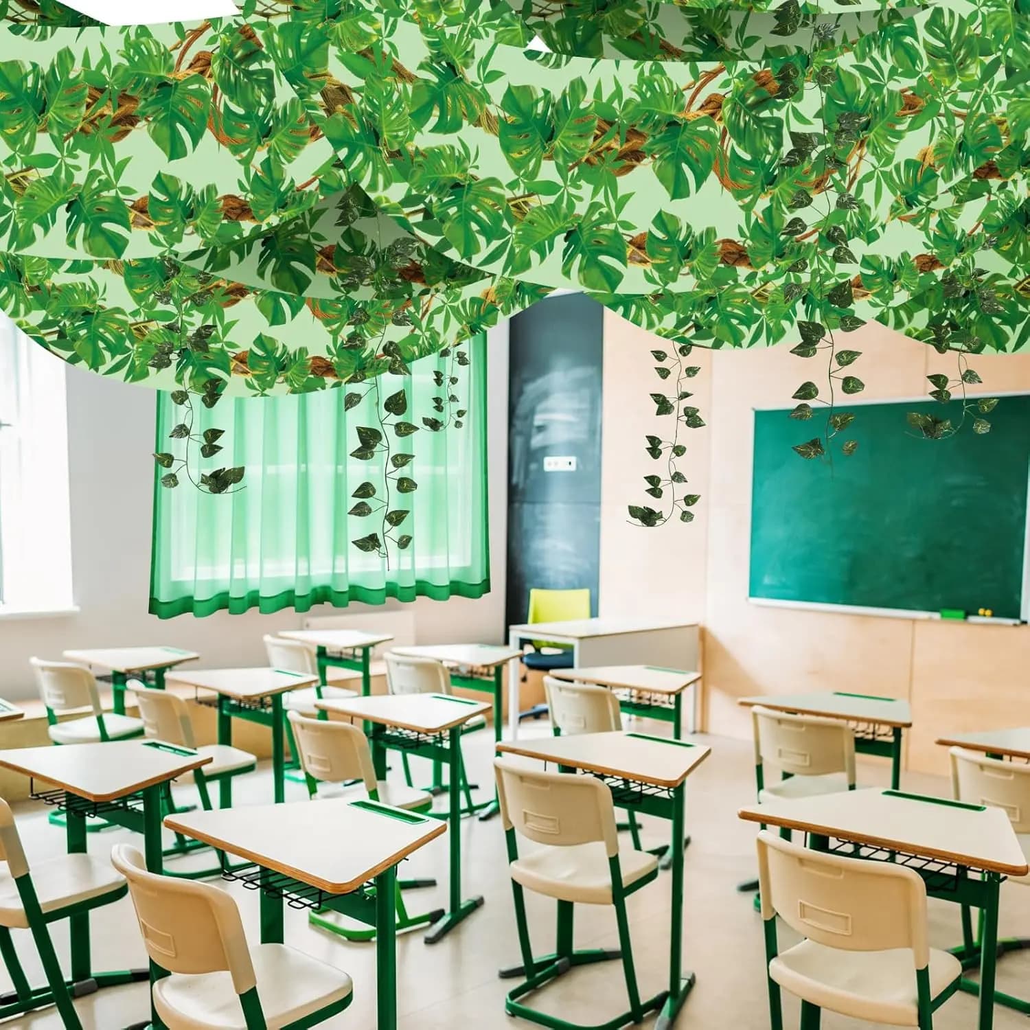 2-6 Ensembles de Décorations de Plafond Nuage Blanc Ciel, Couvre-lampes Fluorescents, Accessoires Nuage 3D, Ornements Suspendus pour Fête, Salle de Classe, Décoration DIY