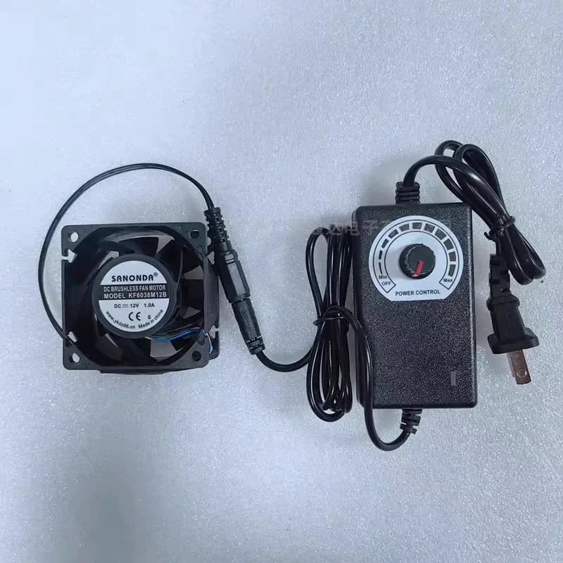 Ventilateur de refroidissement pour poêle à bois SANONDA 6038, 12V 1A, alimenté par la chaleur, souffleur écologique pour une distribution efficace de la chaleur