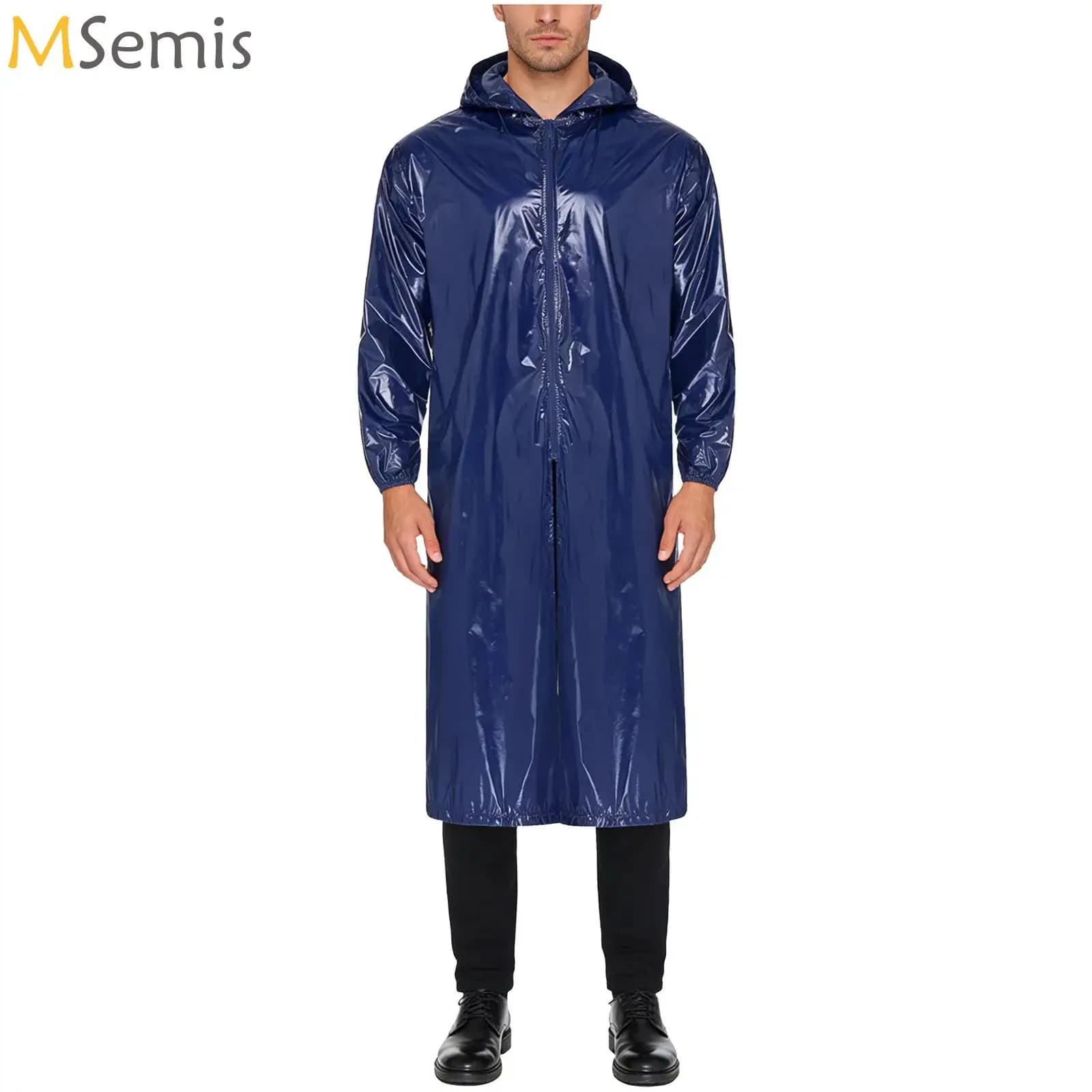 Imperméable long pour femmes et hommes, imperméable à capuche pour adultes, veste de pluie pour la randonnée, les voyages, la pêche, l'escalade, les activités de plein air, équipement de pluie