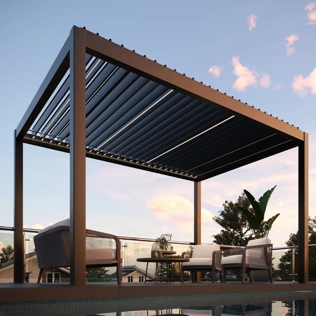 Pergola pare-soleil extérieure 3x6 4x6