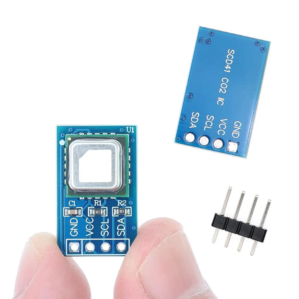 Le module de capteur de gaz SCD41 détecte le dioxyde de carbone CO2, la température et l'humidité dans un seul capteur, communication I2C