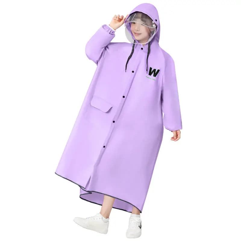 Poncho Imperméable Long pour Femme, Manteau de Pluie pour Garçons et Bol, Imperméables pour Enfants, Étudiants avec Sacs à Dos