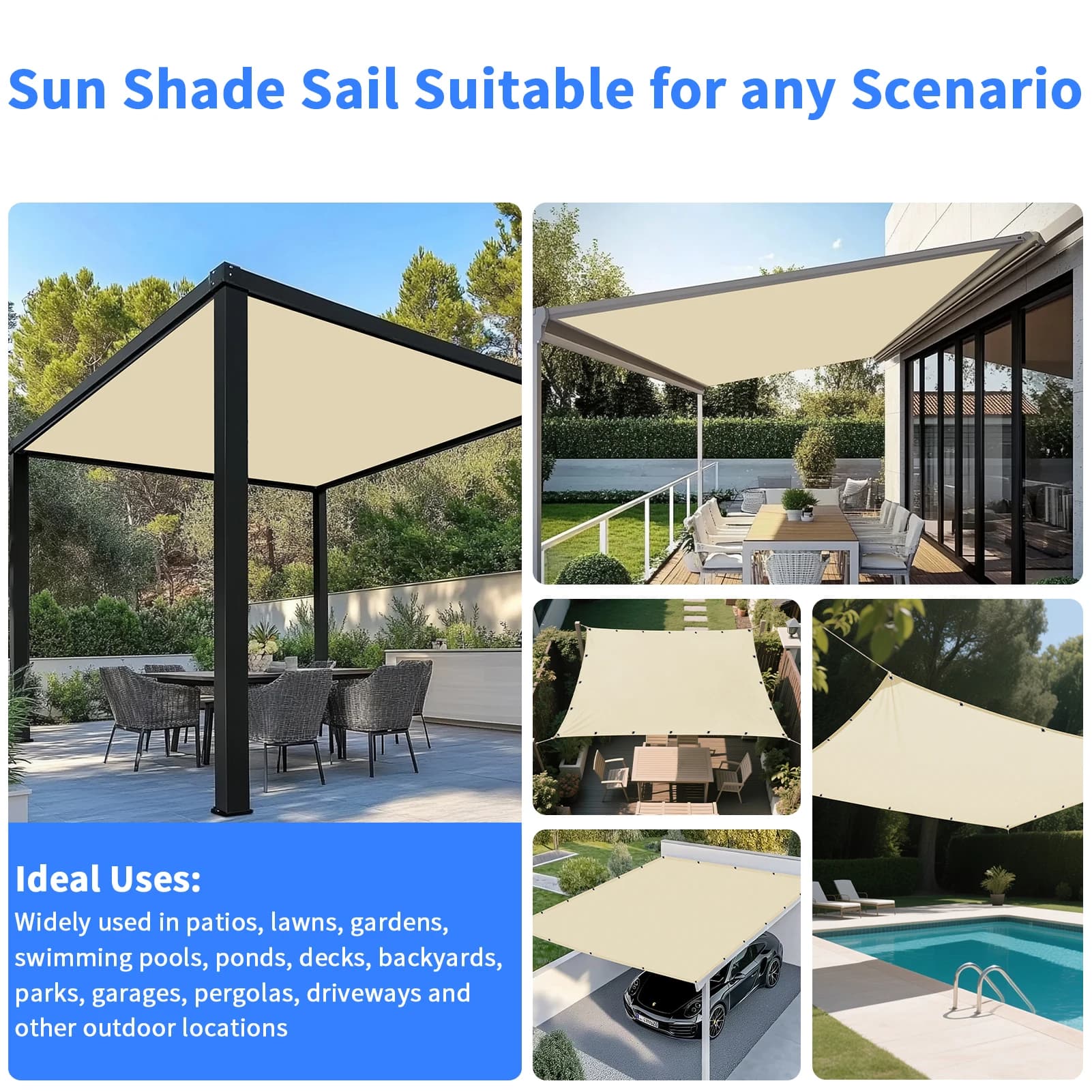 Couverture imperméable pour Pergola