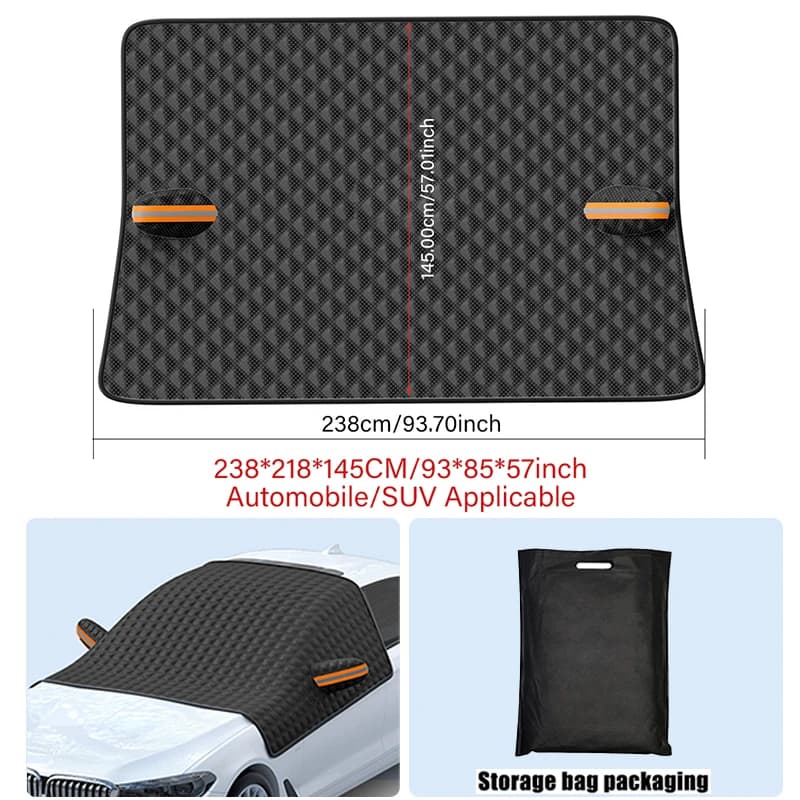 Pare-soleil universel pour pare-brise de voiture, protection contre la chaleur et les UV, visière de protection pour fenêtre avant, idéal pour l'été