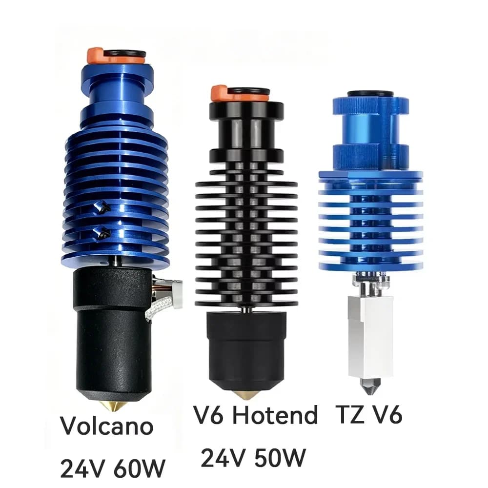 Pour imprimante 3D E3D V6 Voron 2.4, tête d'impression à noyau chauffant en céramique, Hotend Volcano 24V 50W 60W pour Voron Prusa MK3S Ender 3