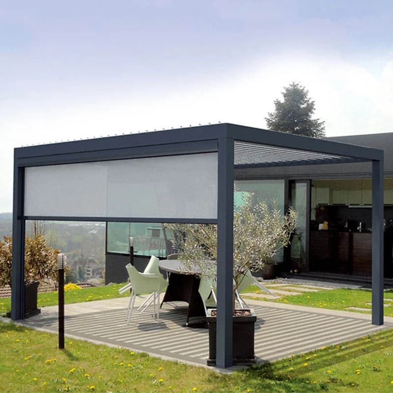 Pergola motorisée à ouverture automatique