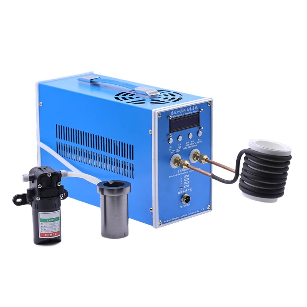Machine de Chauffage à Induction de 12kW, Four de Fusion des Métaux, Équipement de Trempe des Métaux, Soudage à Haute Mort, 1 Ensemble