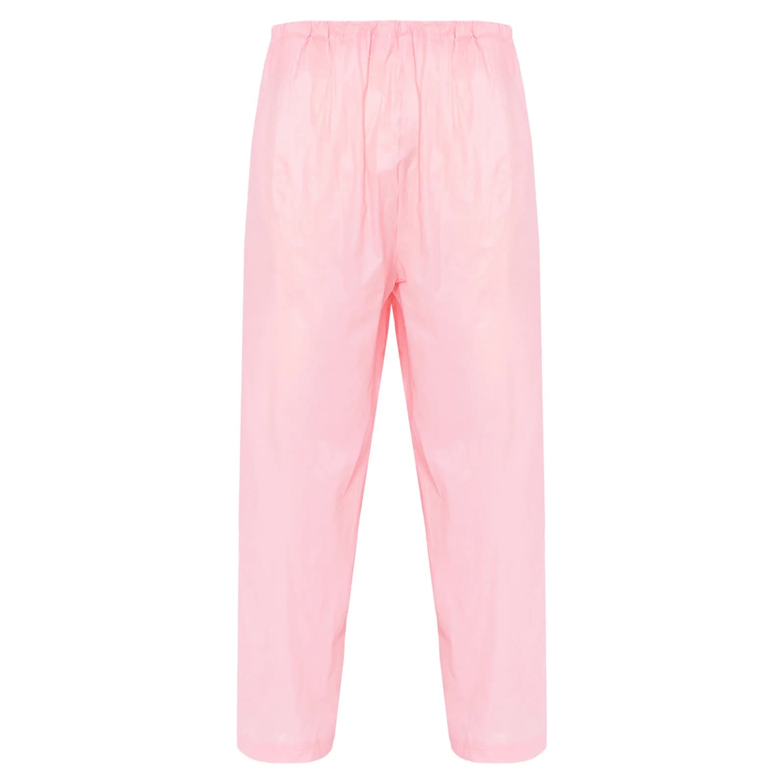 Pantalon de pluie léger et portable pour hommes et femmes, coupe large, imperméable, avec taille élastique, idéal pour la pêche, la randonnée et le travail