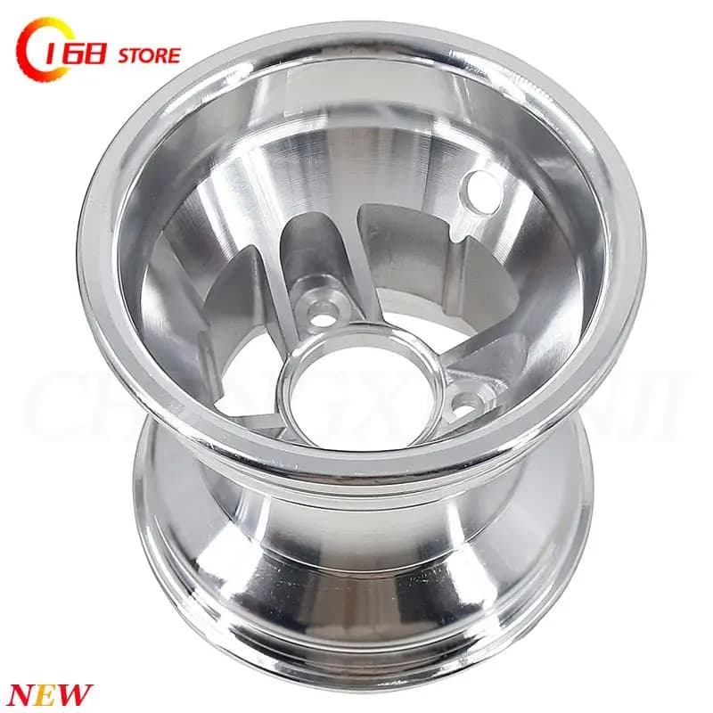 Pneus de pluie pour karting, roues DIY Karting, pneus avant 10x4.50-5, pneus arrière 11x7.10-5, pneus de route sous vide avec moyeu en alliage d'aluminium de 5 pouces