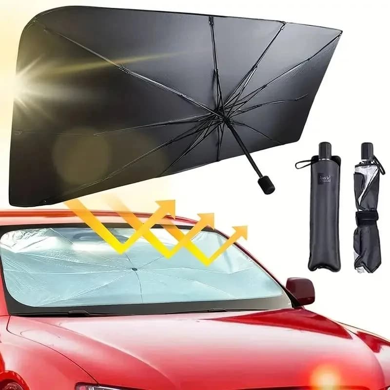 Pare-soleil de voiture, pare-brise avant pliable, Protection d'été, isolation thermique, accessoires de voiture