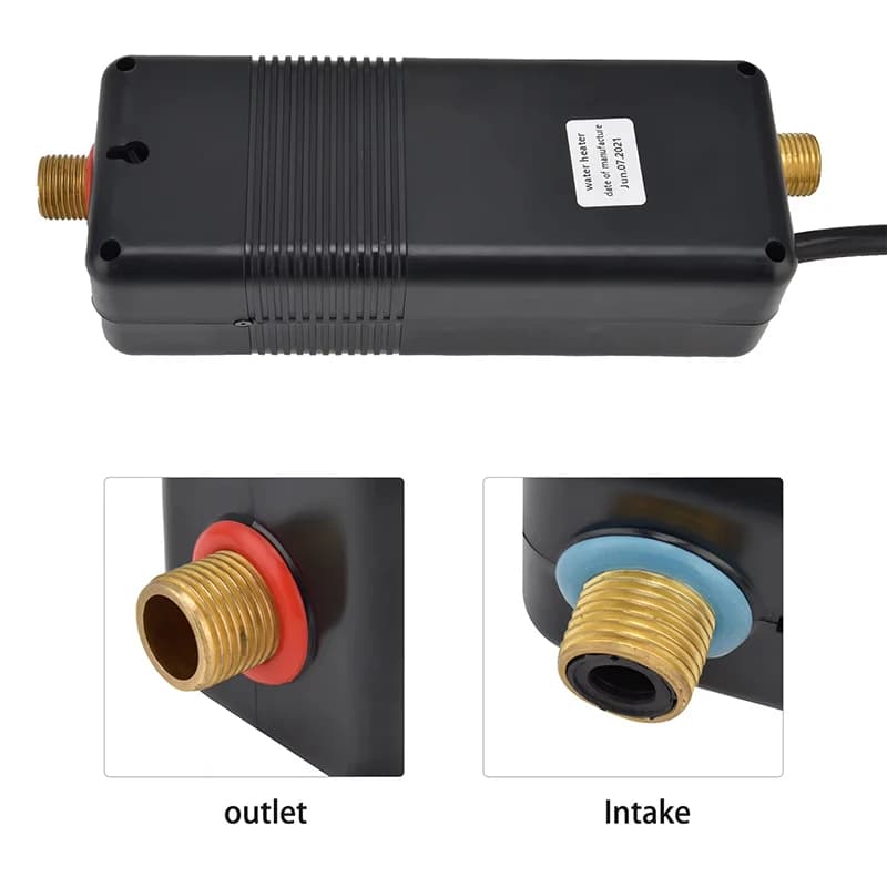 Chauffe-eau électrique instantané 3KW/3.5KW pour la maison, la salle de bain, la cuisine, le camping, la salle de bain, chauffe-eau électrique