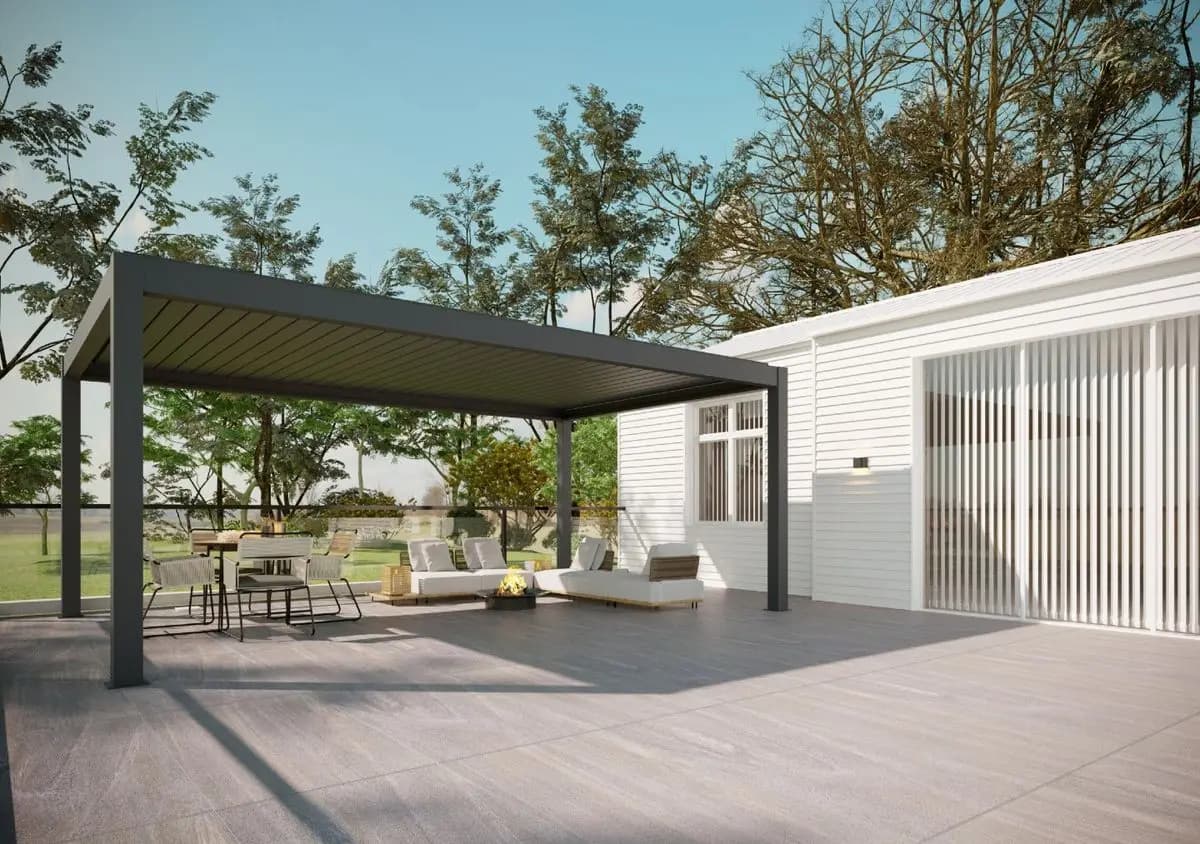 Pergolas personnalisées de jardin bioclimatique moderne
