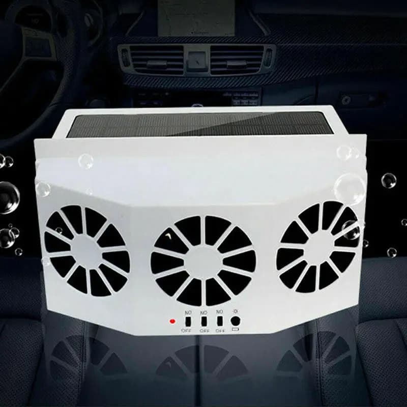 Système de refroidissement automobile, panneau solaire, ventilateur d'évacuation pour fenêtre de voiture, ventilateur de ventilation pour sortie d'air de voiture, échangeur de chaleur solaire