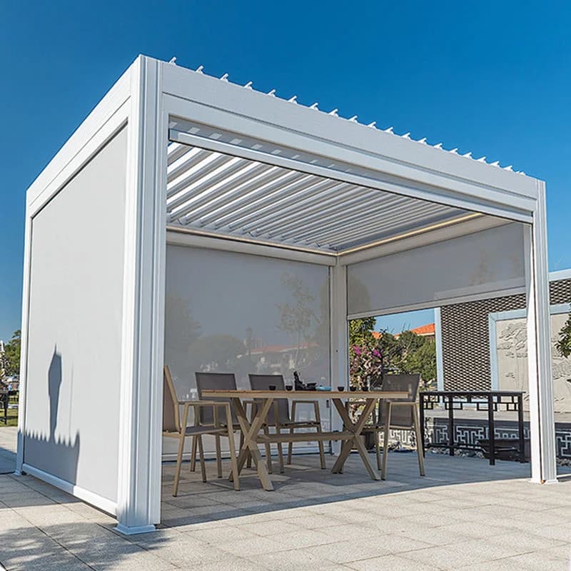 Pergola motorisée à ouverture automatique