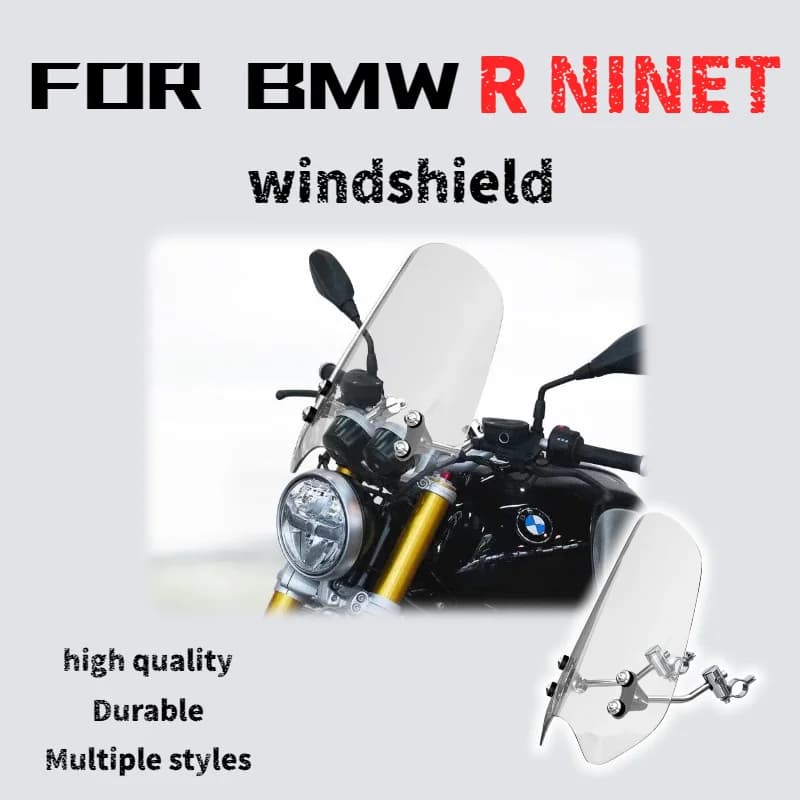 Accessoires de protection contre la pluie pour la modification du pare-brise BMW R NineT