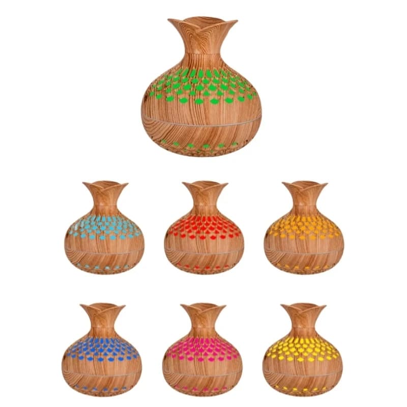 Humidificateur à Grain de bois 300ml, diffuseur d'arôme USB, atomiseur, humidificateur domestique, Instrument hydratant, humidificateur de bureau