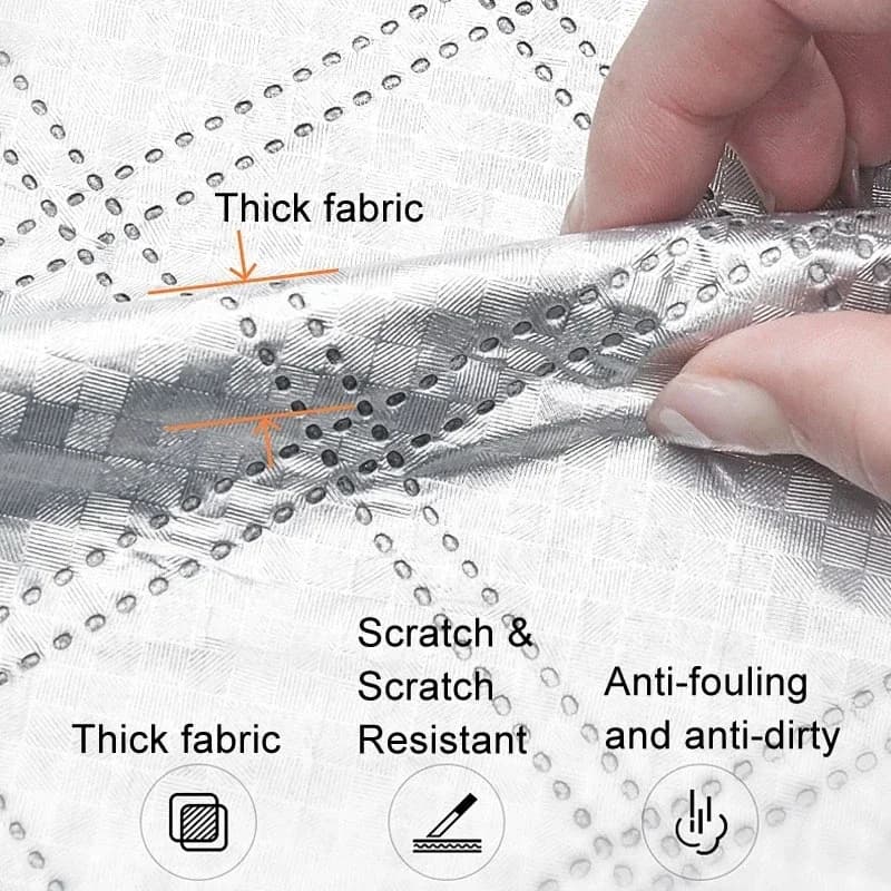 Pare-neige universel pour voiture, pare-brise avant, pare-soleil, anti-grêle, extérieur, étanche, protection contre la poussière, hiver