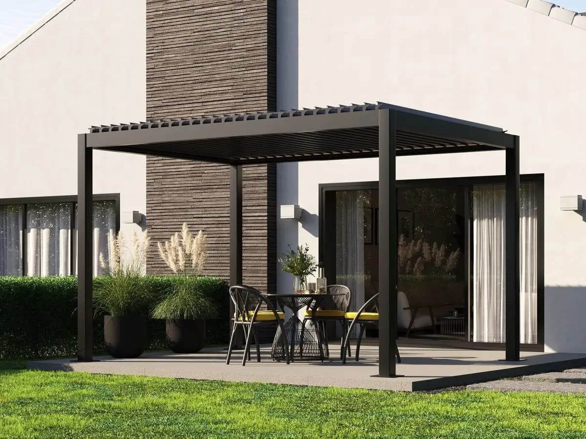 Pergola pare-soleil extérieure 3x6 4x6